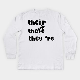 English Teacher Kids Long Sleeve T-Shirt